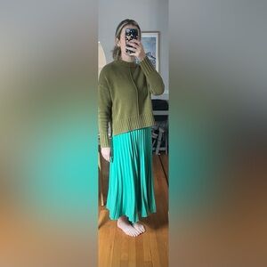 Green Midi Skirt